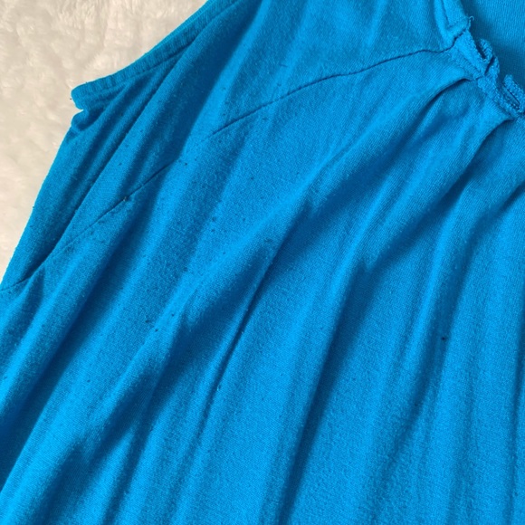 Fashion Bug size small shark bite blue tunic - Picture 4 of 5